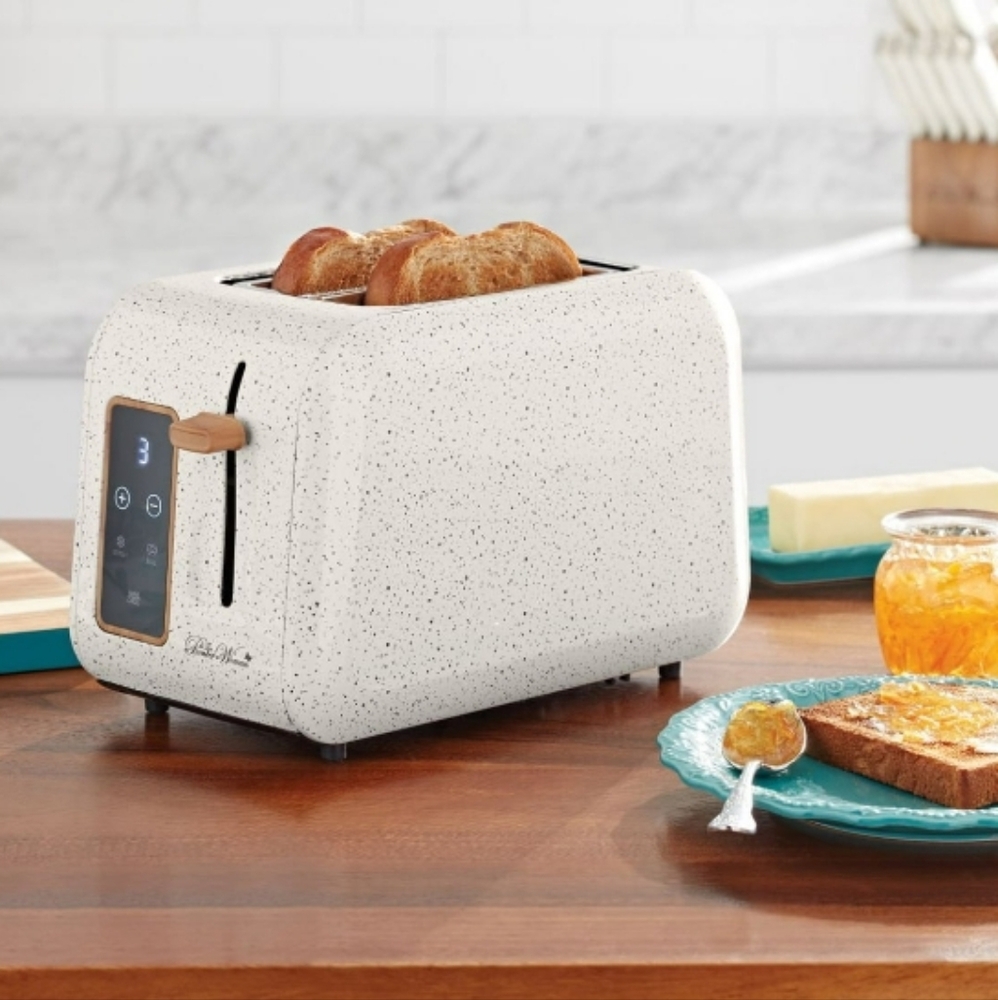 ❤️ New Pioneer Woman Linen 2-Slice Digital Toaster